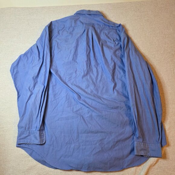 Ralph Lauren Yarmouth Oxford Shirt Men’s XL 17.5-36 Blue 100% Cotton Button Down - Picture 7 of 7